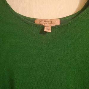 Philosophy Woman Crew Neck Sweater in Green